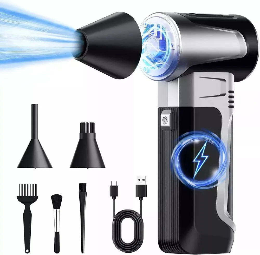180,000 RPM Mini Turbo Jet Fan, Powerful Cordless Handheld Blower, Violent Fan For Cleaning