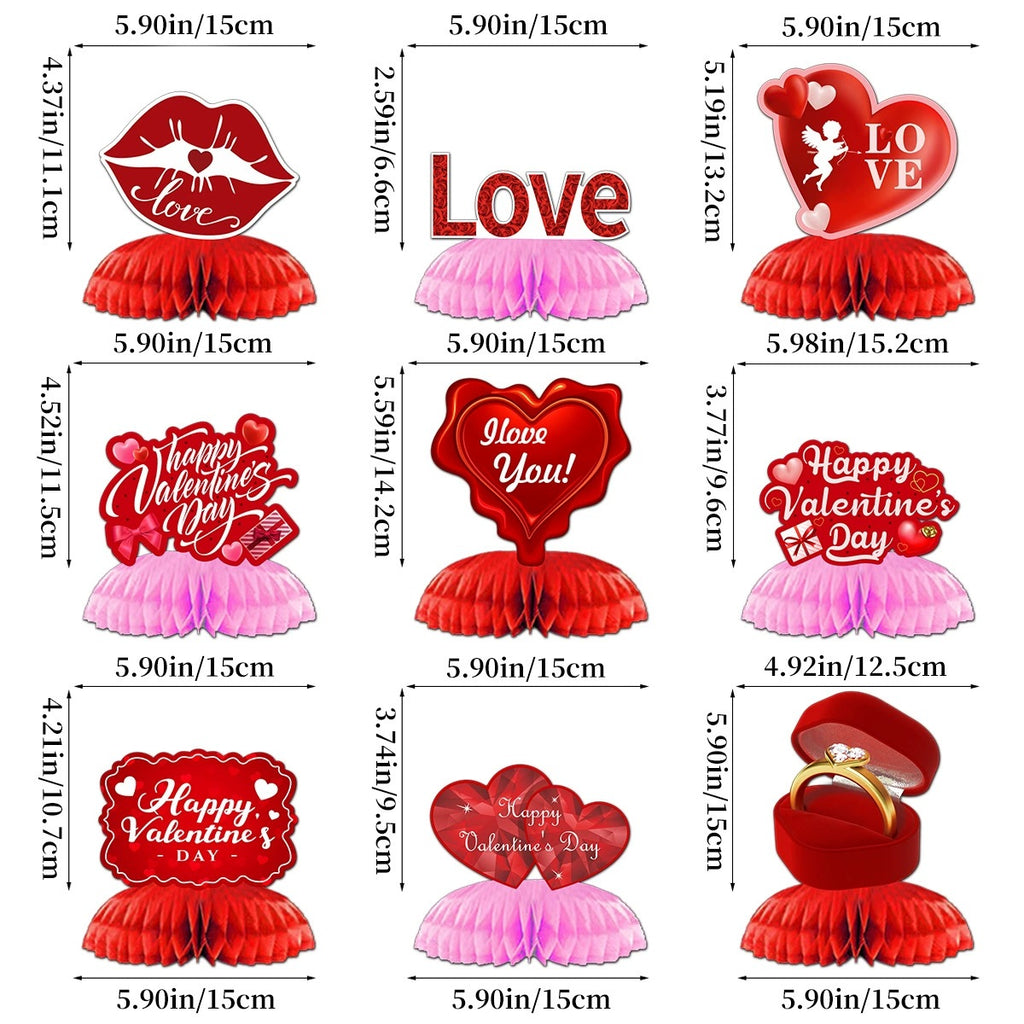 Wedding Proposal Party Table Decoration LOVE Honeycomb Ornament Customization