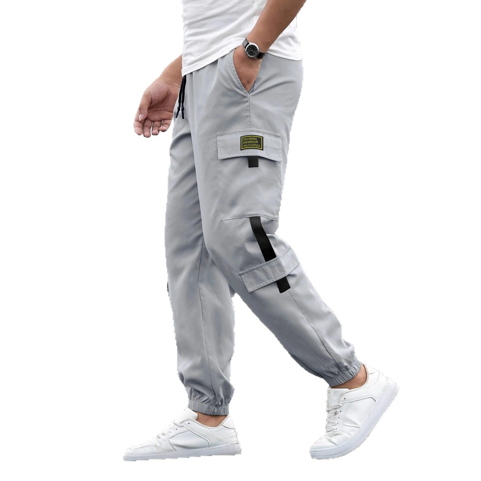 Mens Retro Jogger Casual Work Pants