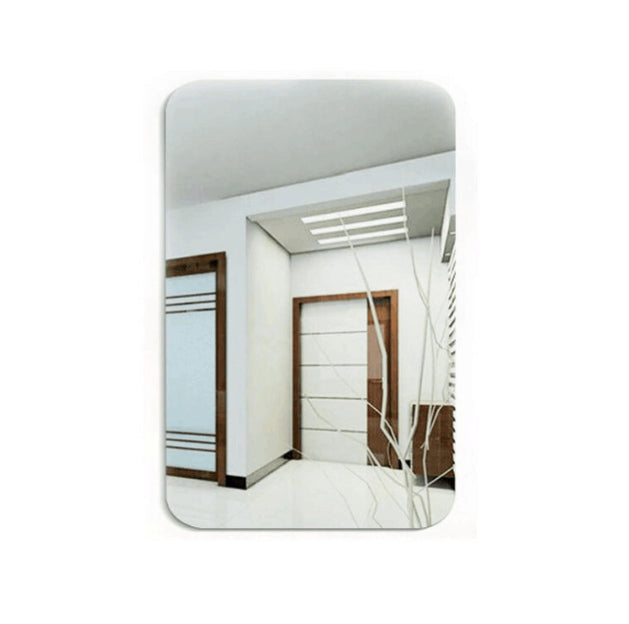 Miroir mural ovale autocollant en acrylique