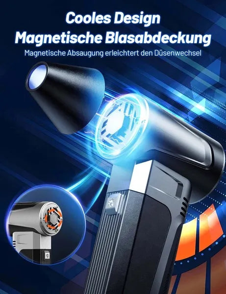 180,000 RPM Mini Turbo Jet Fan, Powerful Cordless Handheld Blower, Violent Fan For Cleaning