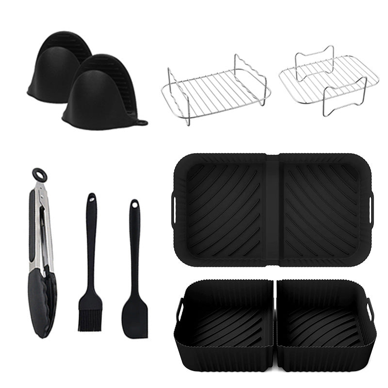 High Temperature Resistance Air Fryer Silicone Baking Tray Air Fryer Accessories