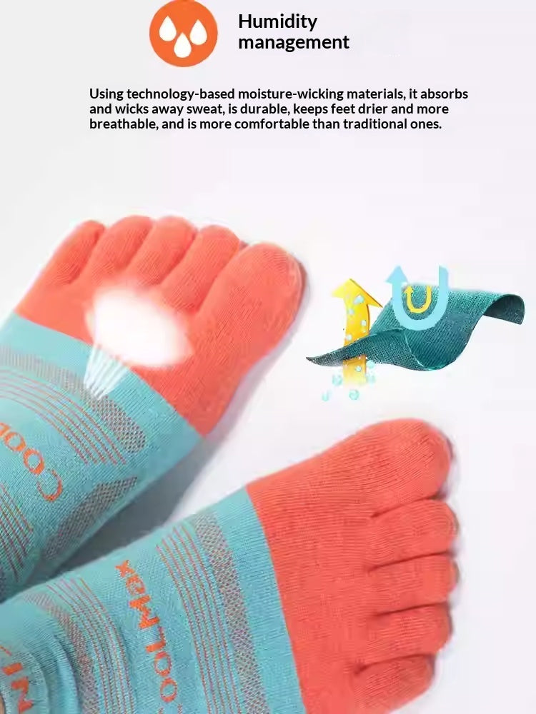 Men's And Women's Sports Running Marathon Trail Hiking Split Toe Socks