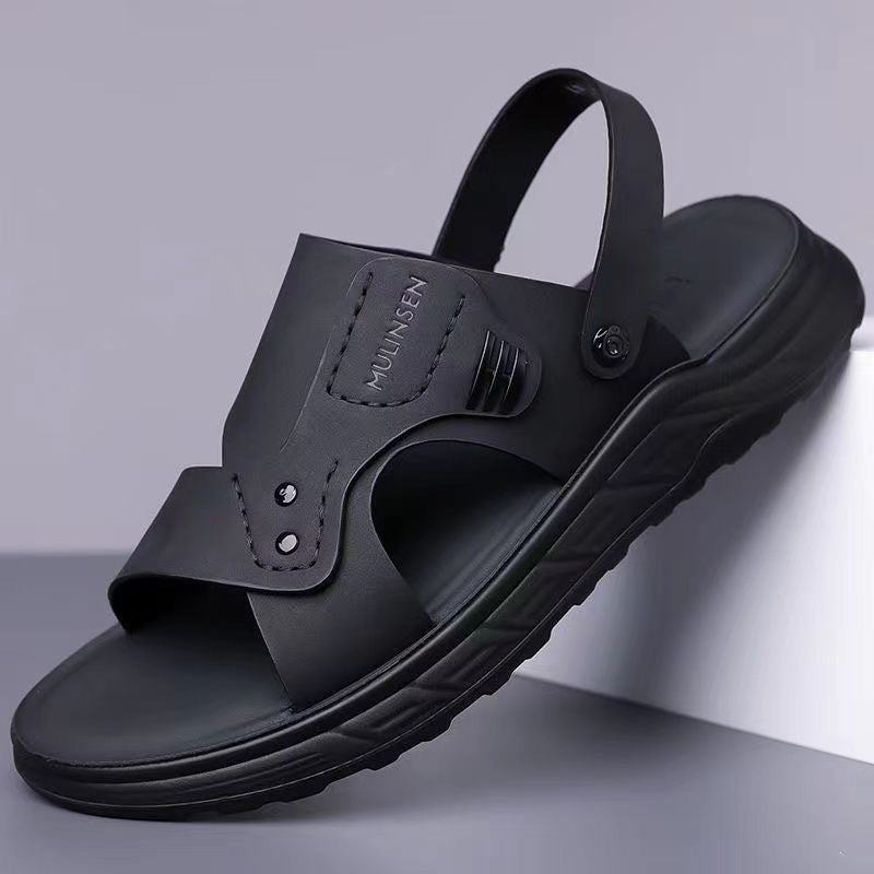 Waterproof Non-Slip Soft-Soled Mens Dual-Use Sandals