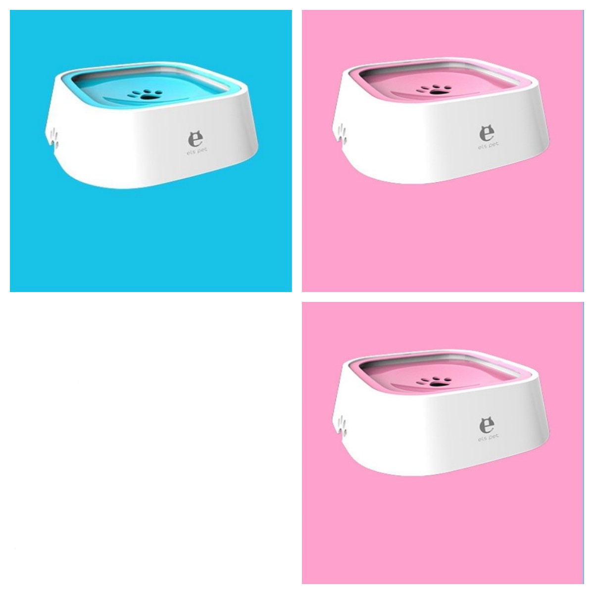 Bol d'Eau Anti-Débordement 1.5L – Distributeur à Disque Flottant pour Animaux