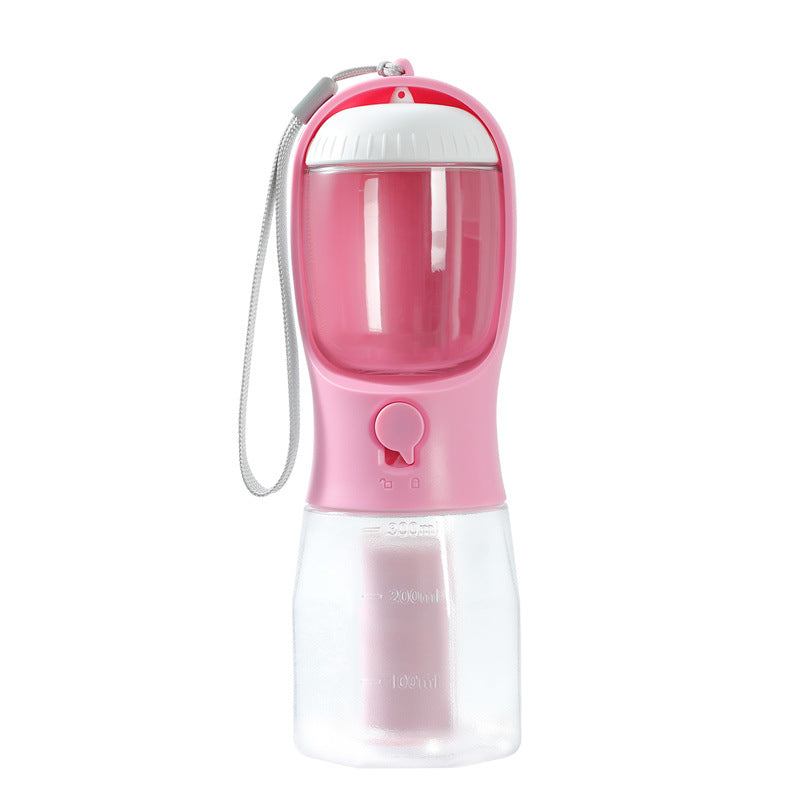 Gourde de Voyage 3-en-1 "Tout-en-Un" – Eau, Croquettes et Sacs de Propreté
