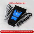Dual-Action Universal Combination Wrench Tool Set