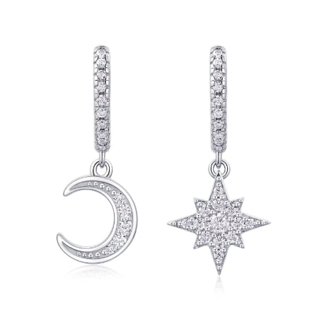 925 Silver Elegant Moissanite Earrings For Women That Wont Fade Or Discolor