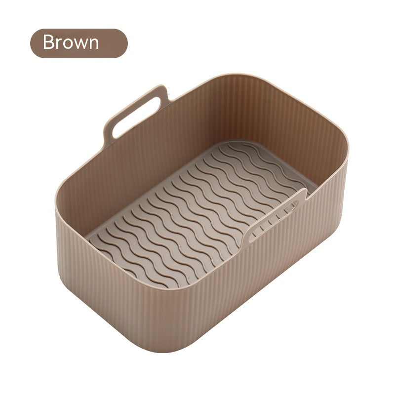Plateau de friteuse à air domestique en silicone