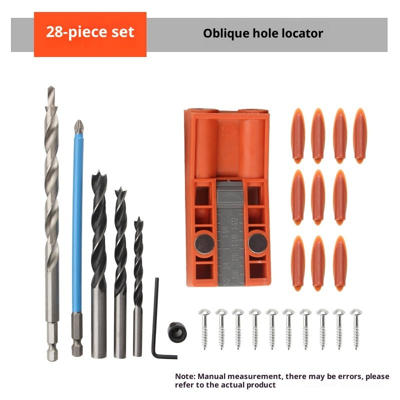 Woodworking Oblique Hole Punching Locator