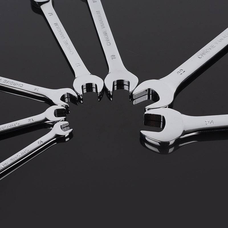 Dual-Action Universal Combination Wrench Tool Set