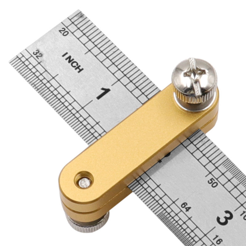Aluminum Alloy Woodworking Steel Ruler Locator