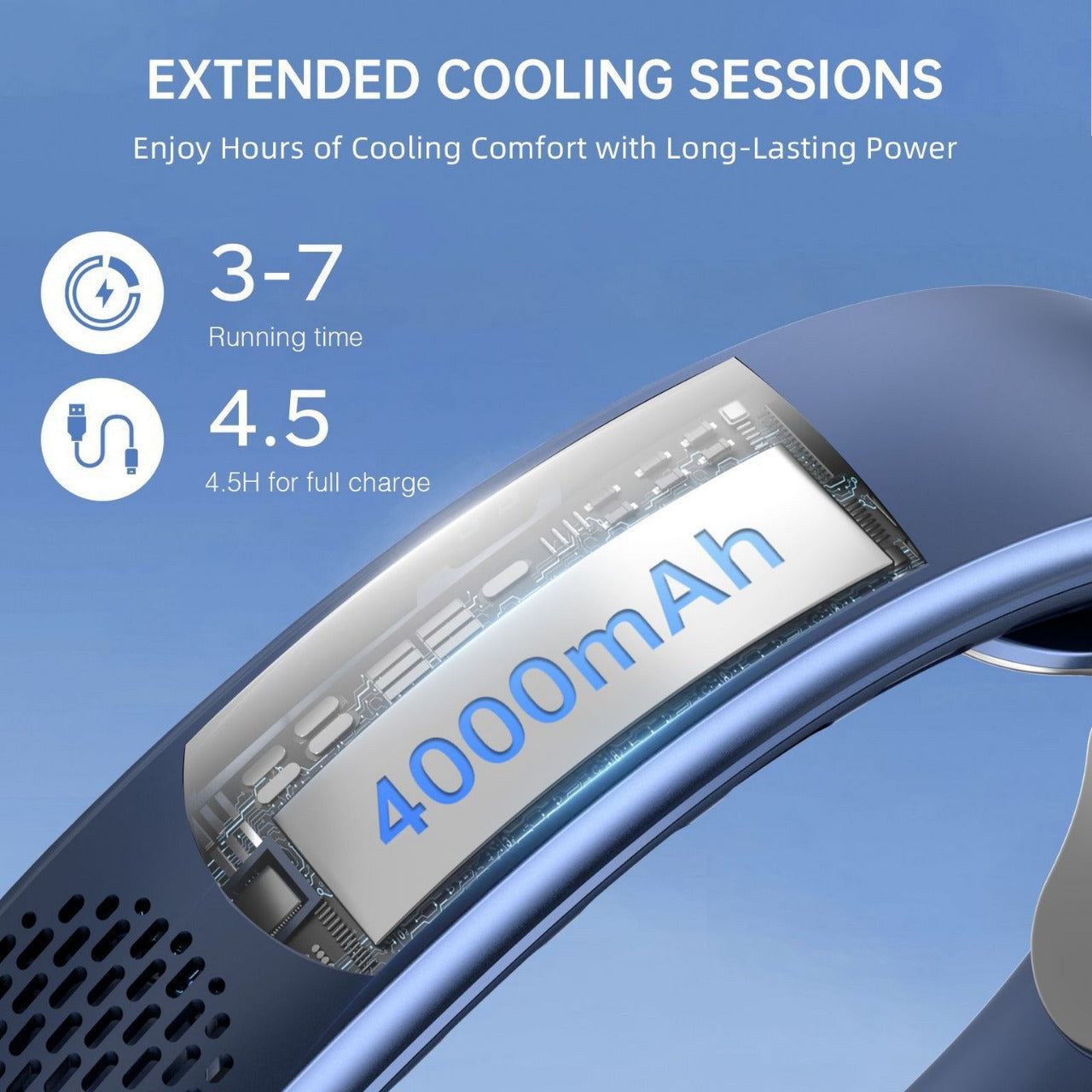 New Halter Fan Mute Long Battery Life