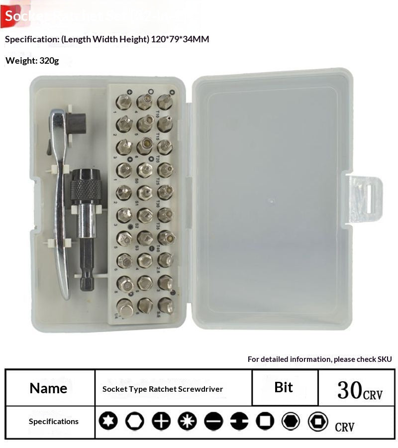 Stripped Screw Ratchet Tap Tool Set