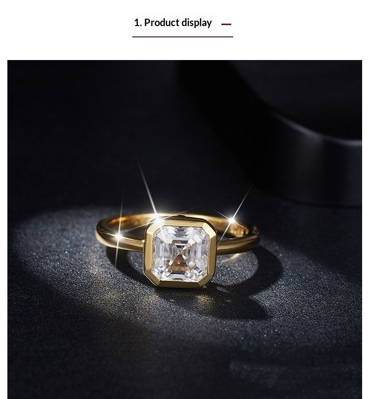 Design A Minimalist Pagoda-cut Diamond Ring