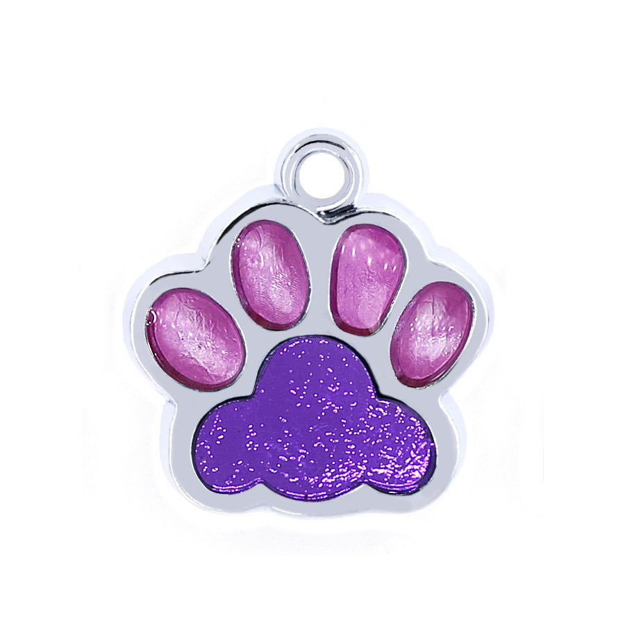 Footprint dog tag