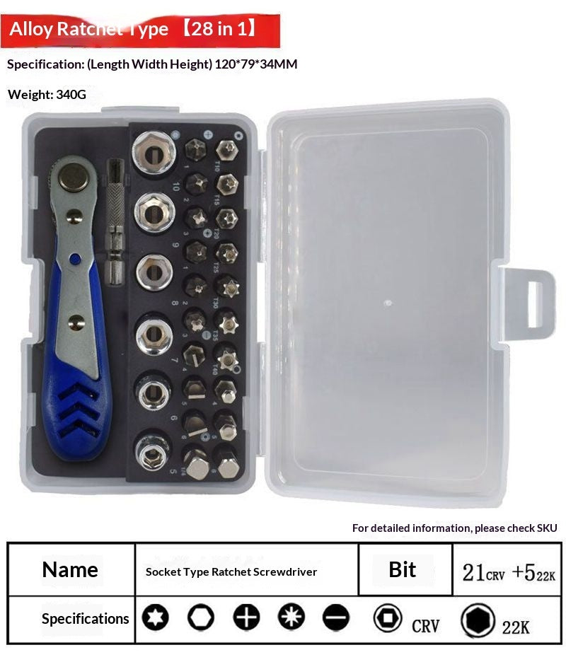 Stripped Screw Ratchet Tap Tool Set