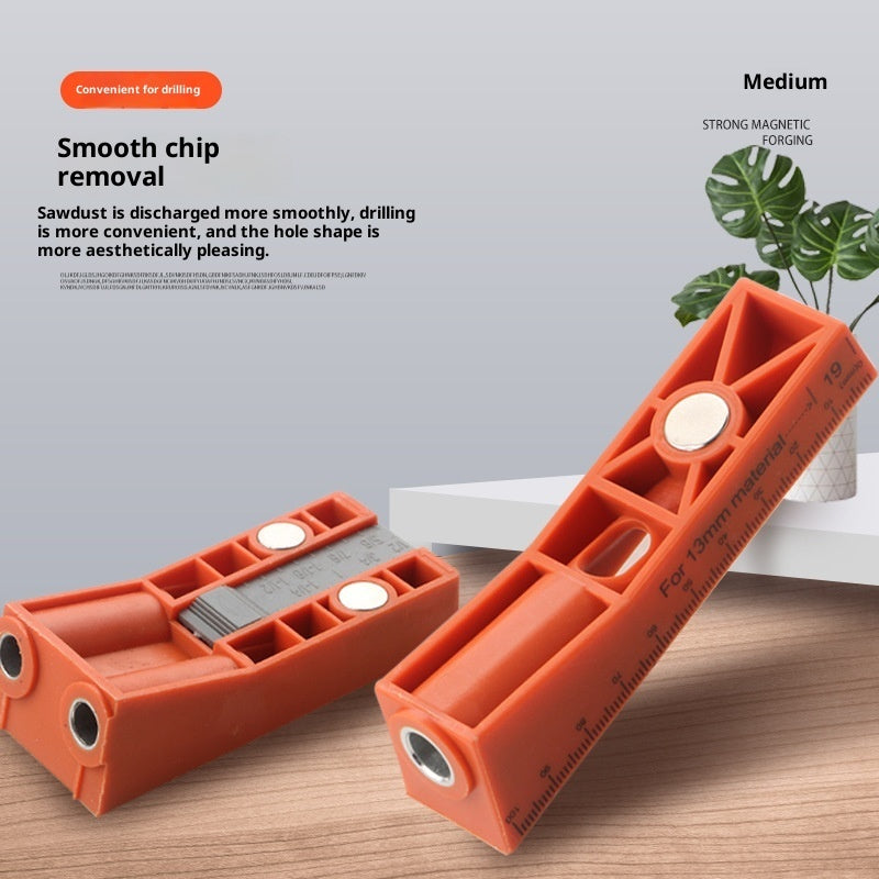 Woodworking Oblique Hole Punching Locator
