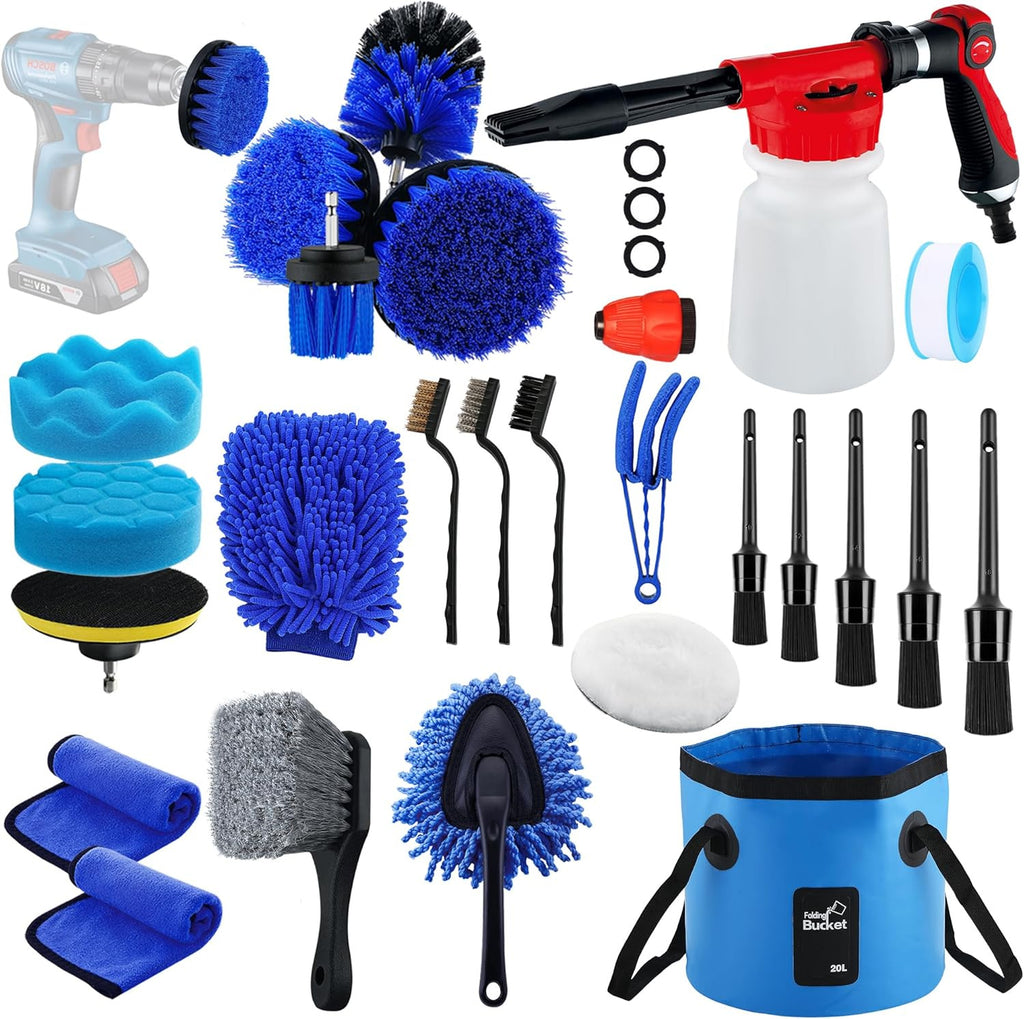 24-Piece Car Cleaning Tool Set
