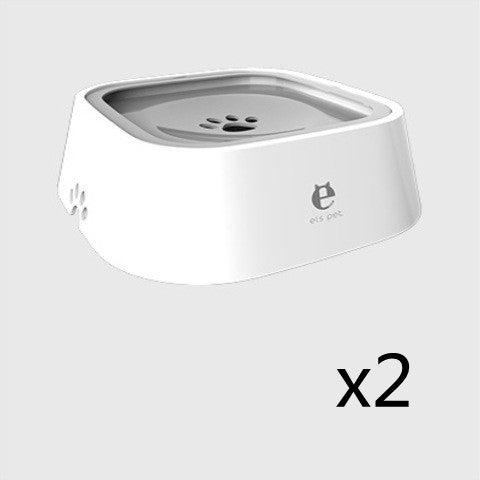 Bol d'Eau Anti-Débordement 1.5L – Distributeur à Disque Flottant pour Animaux
