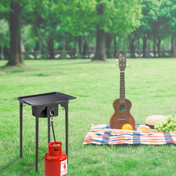 Outdoor Camp Stove High Pressure Propane Gas Cooker 75000-BTU