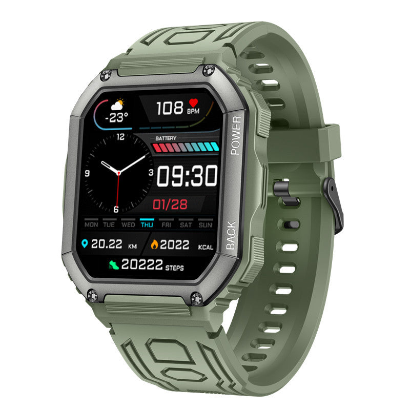 Montre connectée KR06, appels Bluetooth, triple résistance à l'eau (IP67)