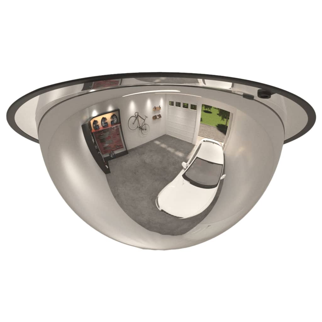 Miroir de Sécurité Convexe Panoramique – Idéal pour Garage, Sortie d'Allée et Commerce