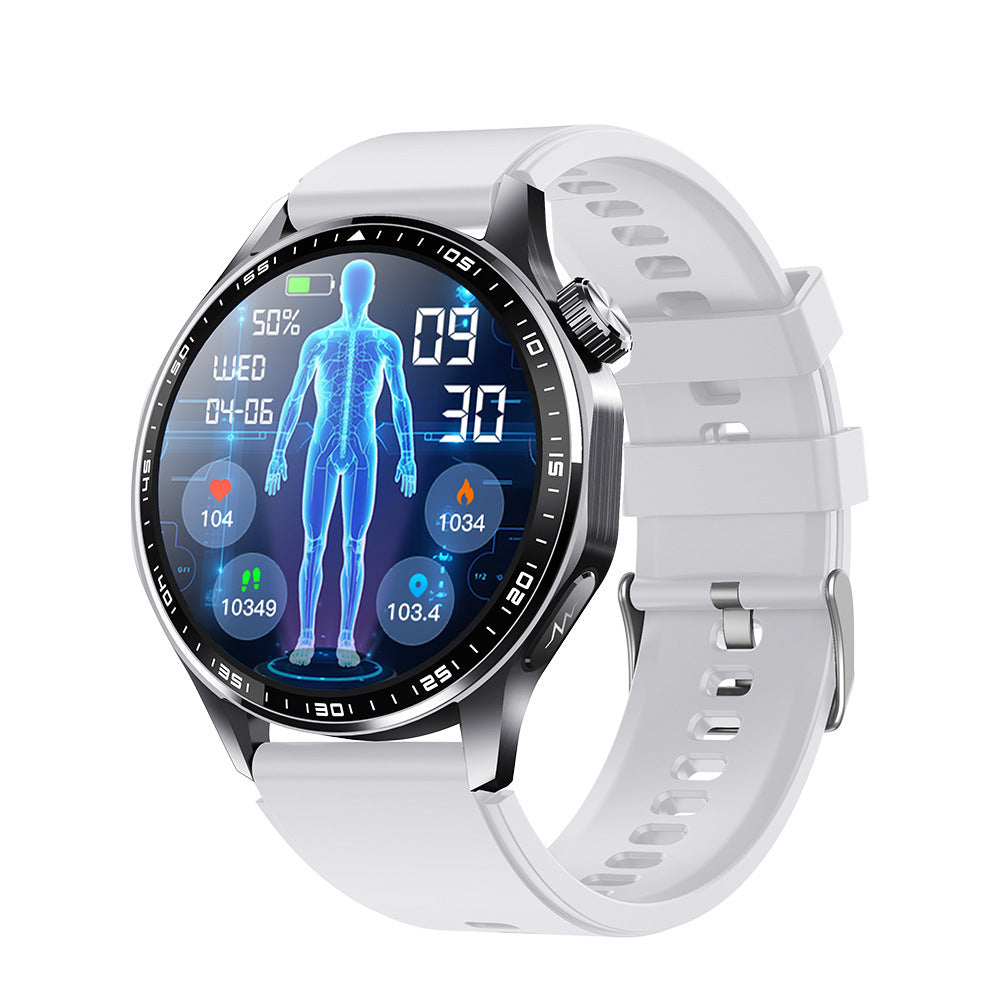 Montre F210 avec bracelet en silicone blanc.