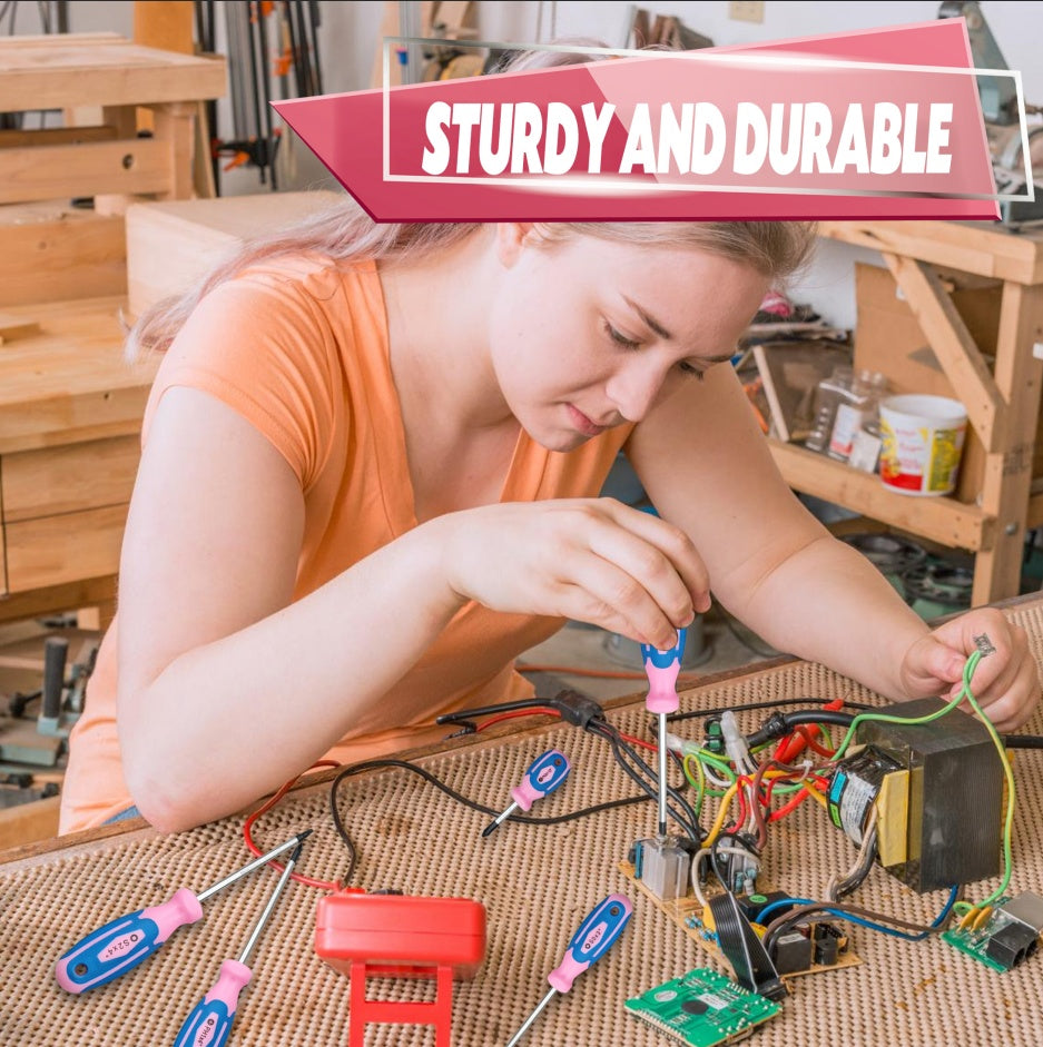 Jeu de 12 tournevis, outils ergonomiques de rénovation