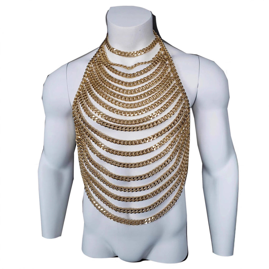 New Personalized Halterneck Backless Sexy Hollow-Out Body Chain