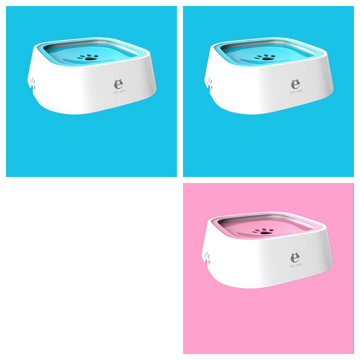 Bol d'Eau Anti-Débordement 1.5L – Distributeur à Disque Flottant pour Animaux