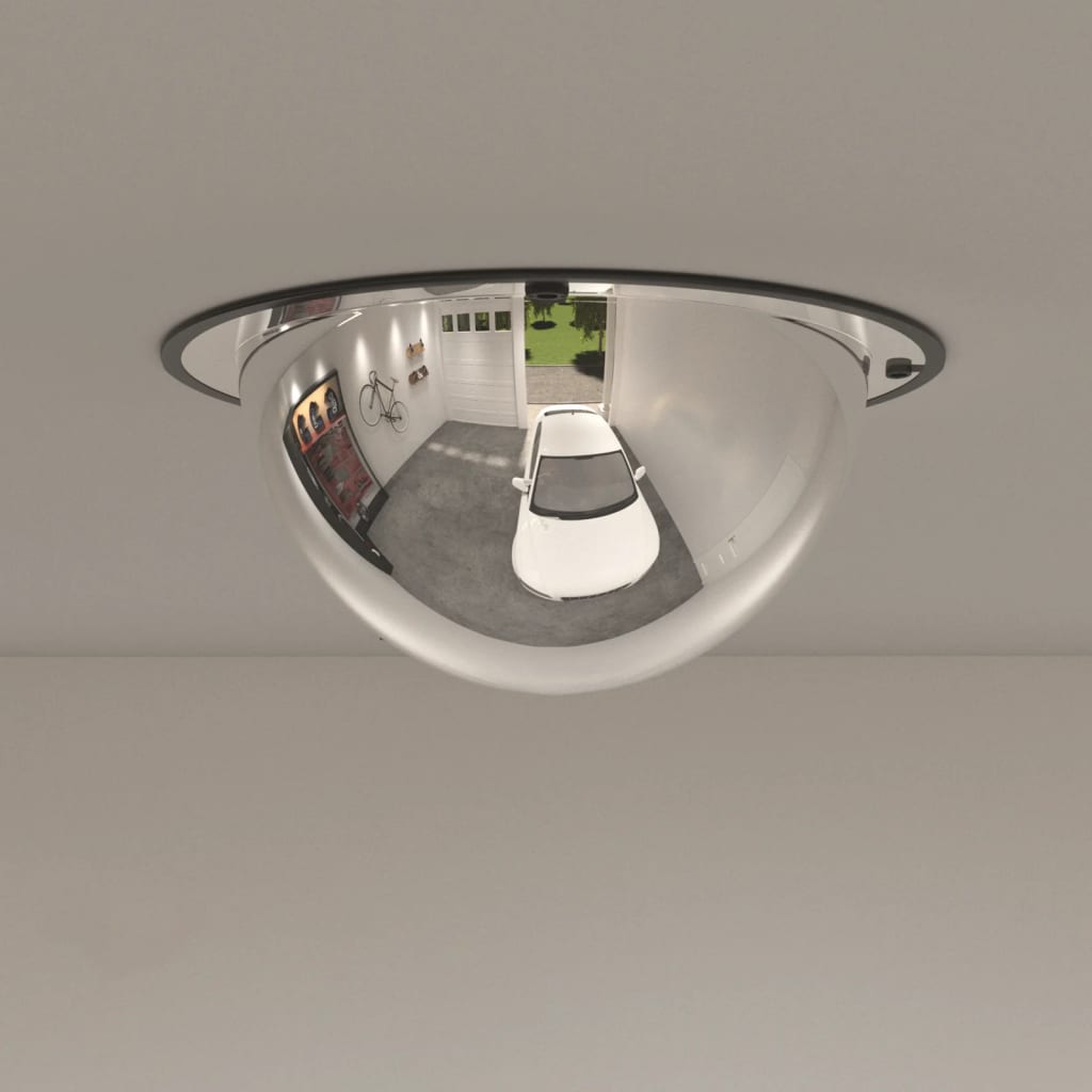 Miroir de Sécurité Convexe Panoramique – Idéal pour Garage, Sortie d'Allée et Commerce