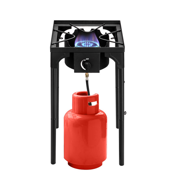 Outdoor Camp Stove High Pressure Propane Gas Cooker 75000-BTU