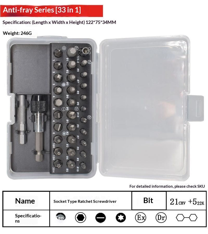 Stripped Screw Ratchet Tap Tool Set