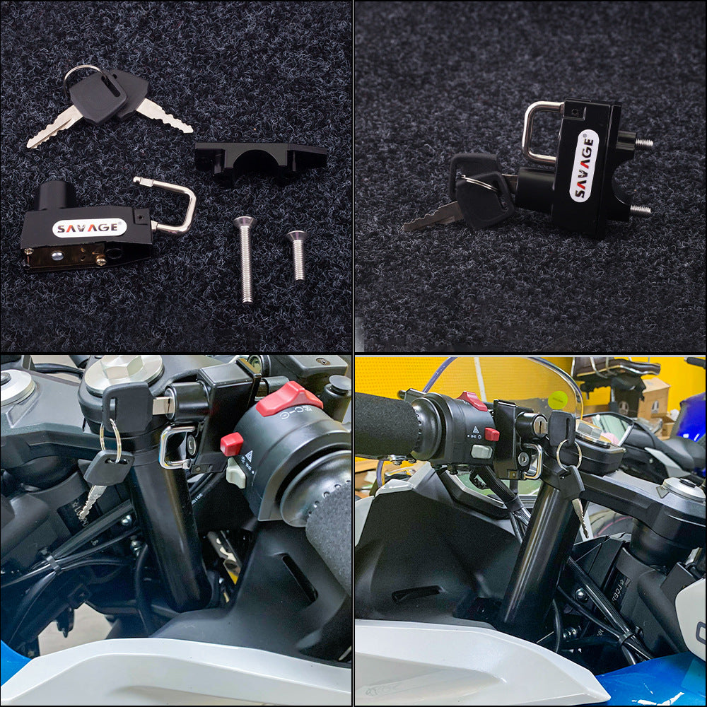 Modified Helmet Lock Hook Accessories High Anti-theft Coefficient Fixed