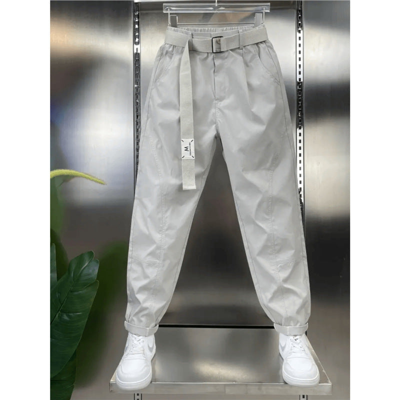 Trendy Relaxed-fit Versatile Patchwork Cropped Pants